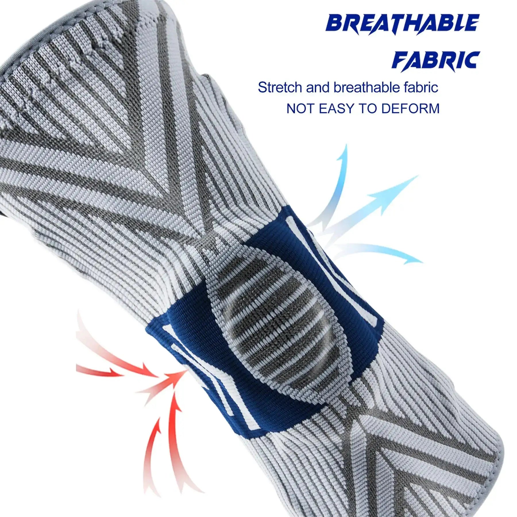 2025 Latest Knee Support For Men Elastic Knee Brace With Silicone Spring For Basketball And Volleyball