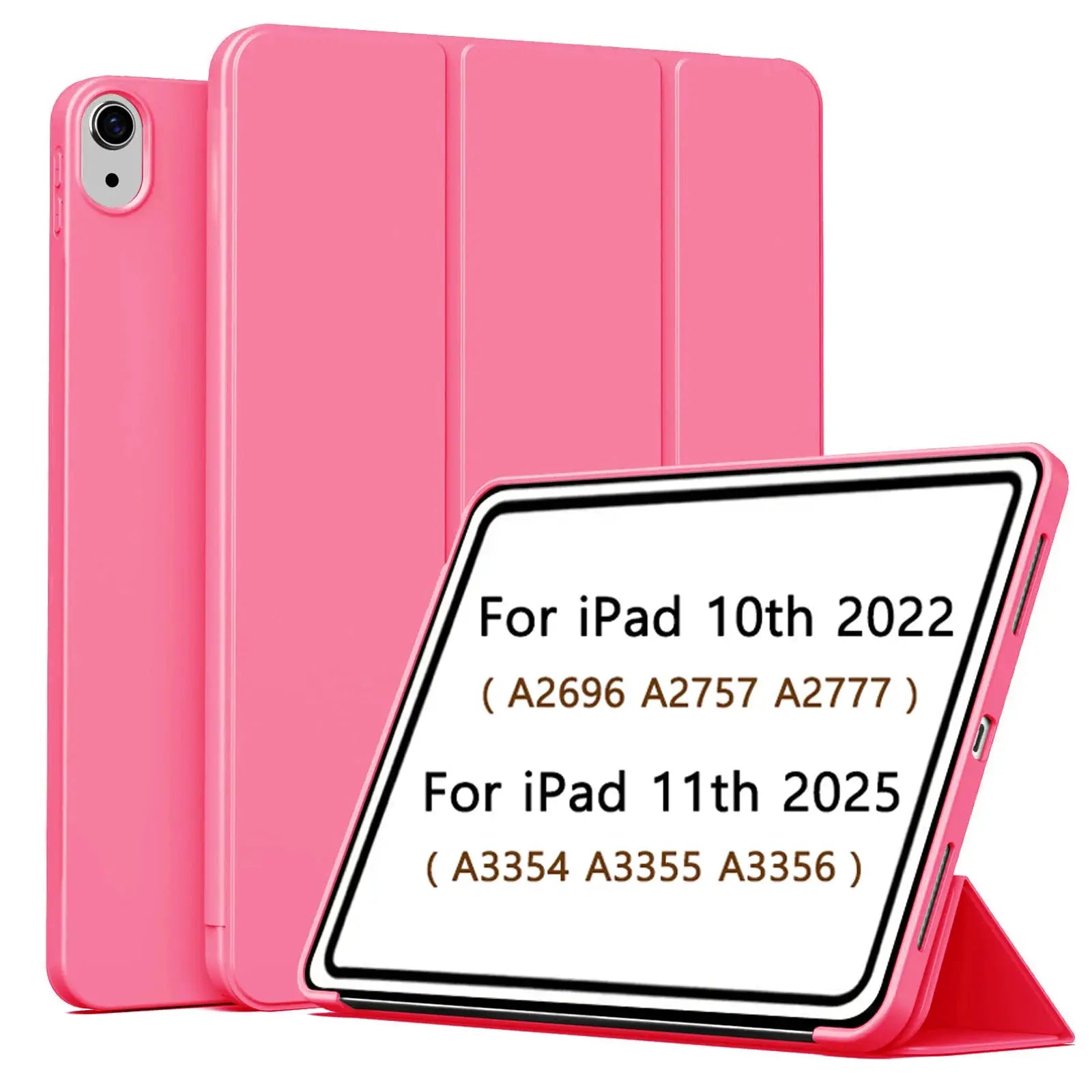 NovaCase Magnetic Slim Trifold Stand Cover For Ipad 11th Gen 2025 And 10th Gen 2022 Faux Leather Protection