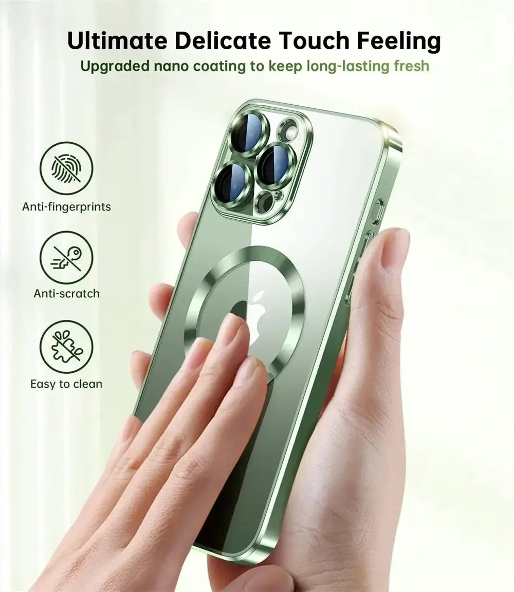 Soft Clear Case For iPhone 17 Air 16 15 14 13 12 11 Pro Max MagSafe Wireless Charging Shockproof TPU Cover