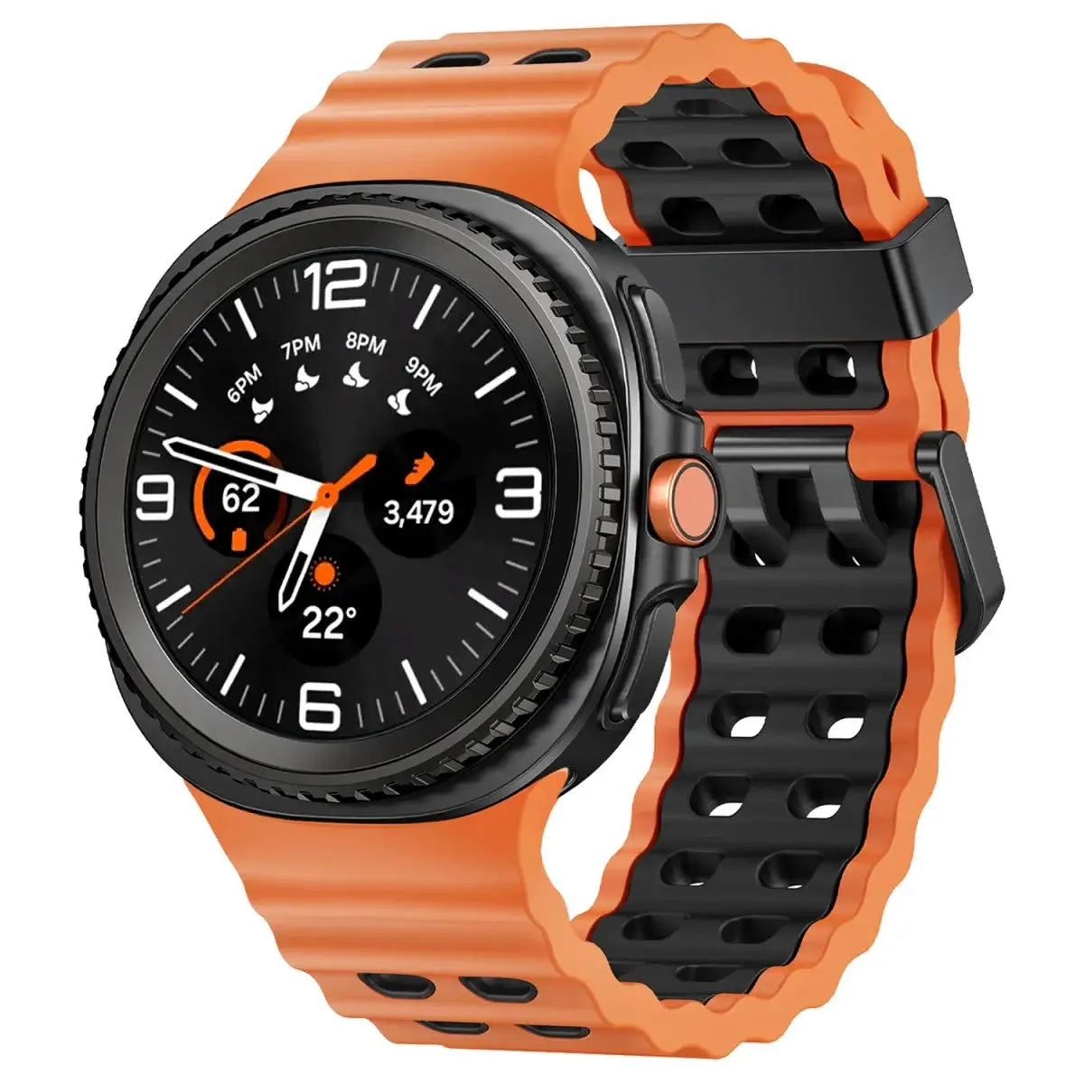 Silicone strap for Samsung Galaxy Watch 8/8 Classic Sport breathable wristband For Galaxy Watch 8 40/44mm Two-Tone silicone band