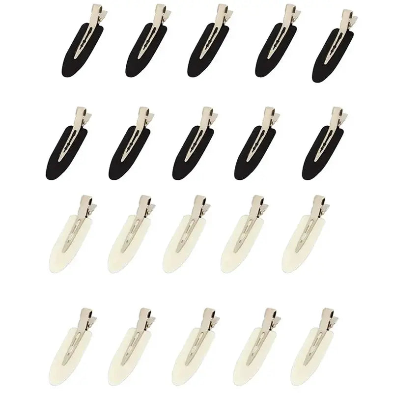 GlowStyle No Crease Hair Clips 10 Piece Set For Women And Girls Secure Hold Without Bending