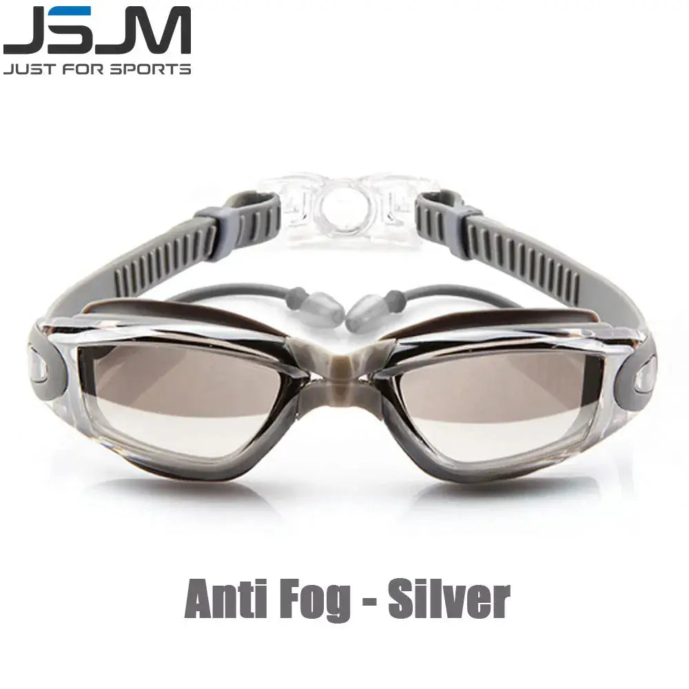 JSJM Professional Anti Fog Adult Swimming Goggles Waterproof Adjustable Silicone Strap For Men And Women