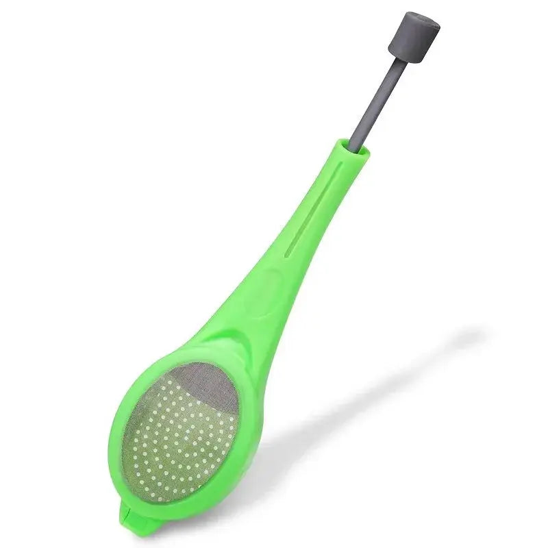 Tea Infuser With Built In Plunger Reusable Strainer For Intense Flavor