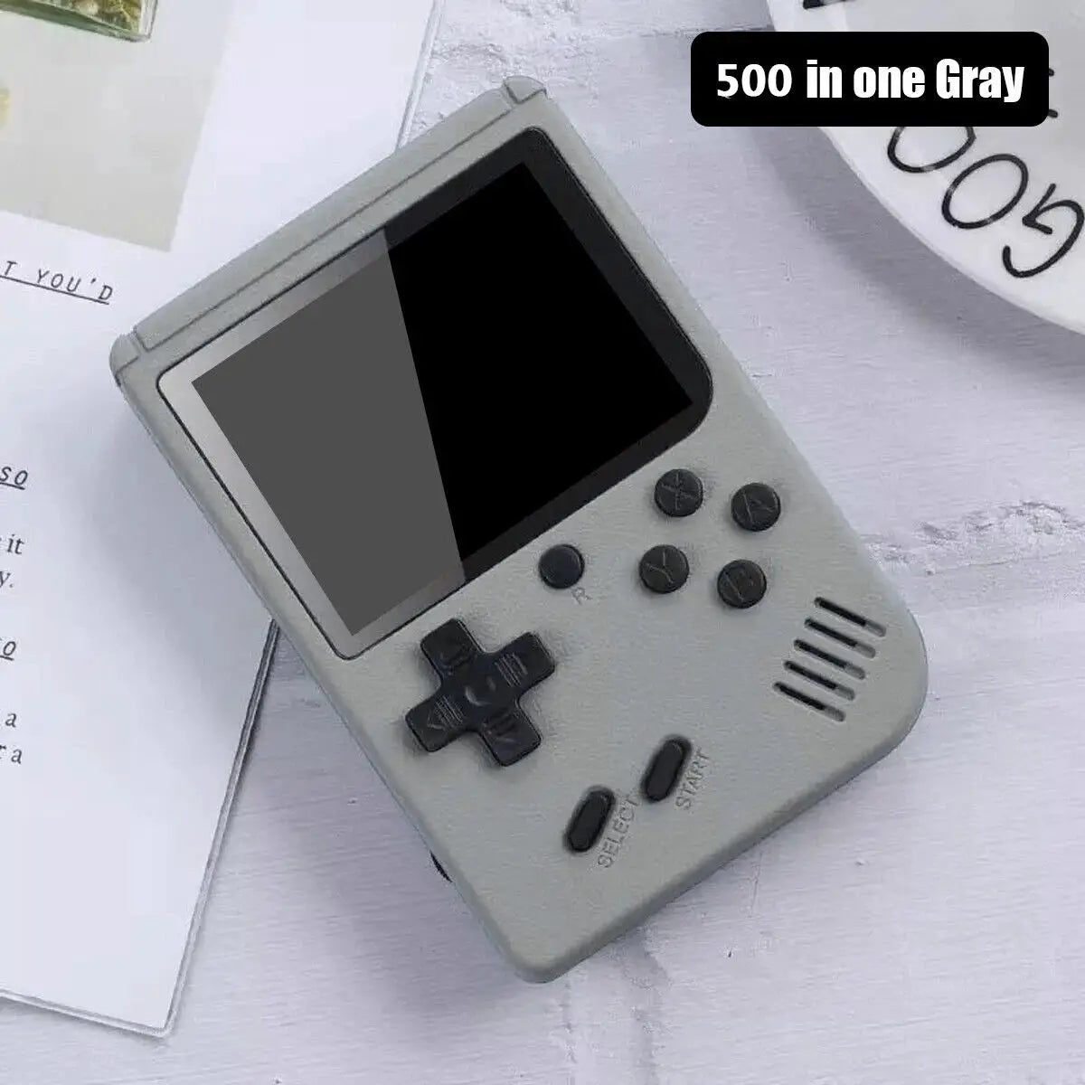 Handheld Game Console With 500 Plus Classic Games, Game Boy Emulator, TV Output, Rechargeable Battery For Kids