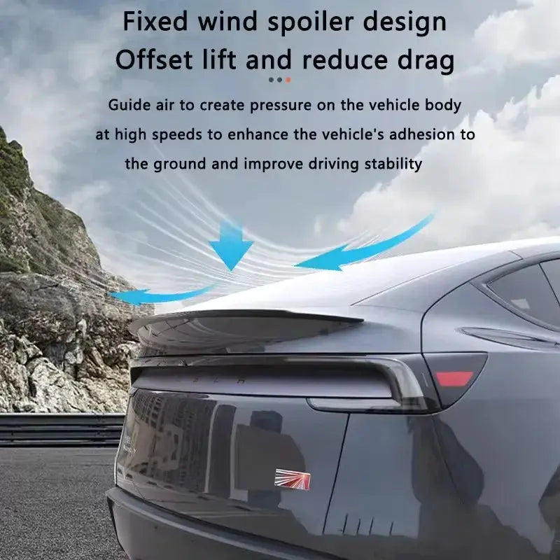 Simples Market ABS carbon fiber spoiler for Tesla Model Y Juniper 2025 high-performance trunk wing