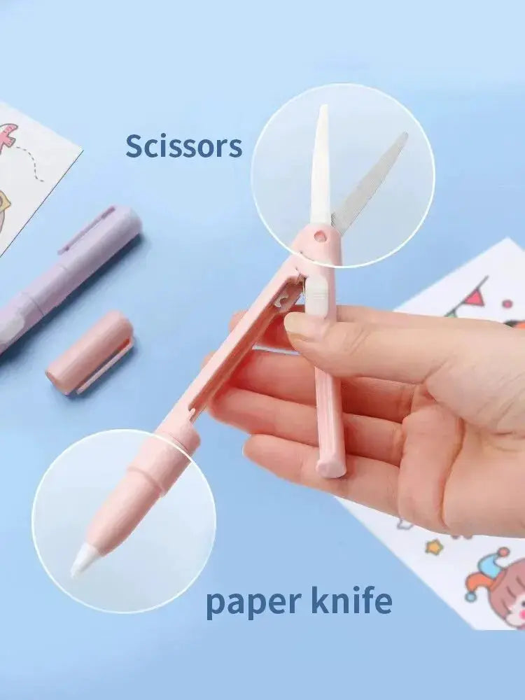 Mini Portable Pen Shape 2 In 1 Paper Cutter And Carving Knife For Scrapbooking Crafting Tools