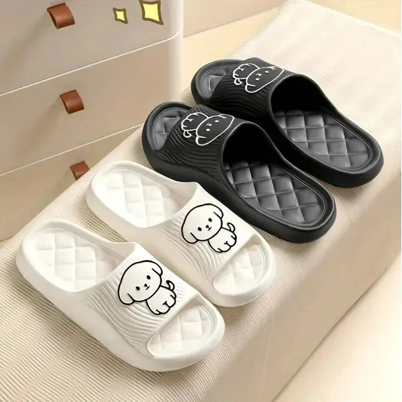 Cloud Cushion Slides For Men Ultra Soft Thick Platform Non Slip Indoor Outdoor Home Slippers