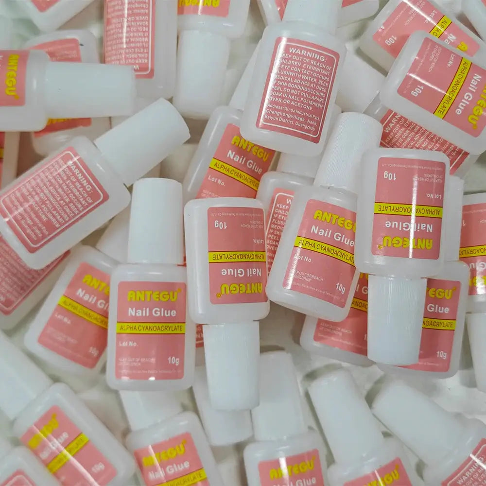NailPro Clear No Wipe Nail Glue For Acrylic Nails Gel Nails Rhinestones And Press On Nails Fast Drying Strong Adhesion