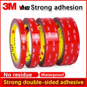 3M VHB Foam Double Sided Adhesive Tape High Bond Waterproof Non Marking For Car And Wall Mounting