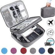 JetGuard Digital Organizer Pro Waterproof Travel Case Large Capacity For Cables Chargers And Accessories