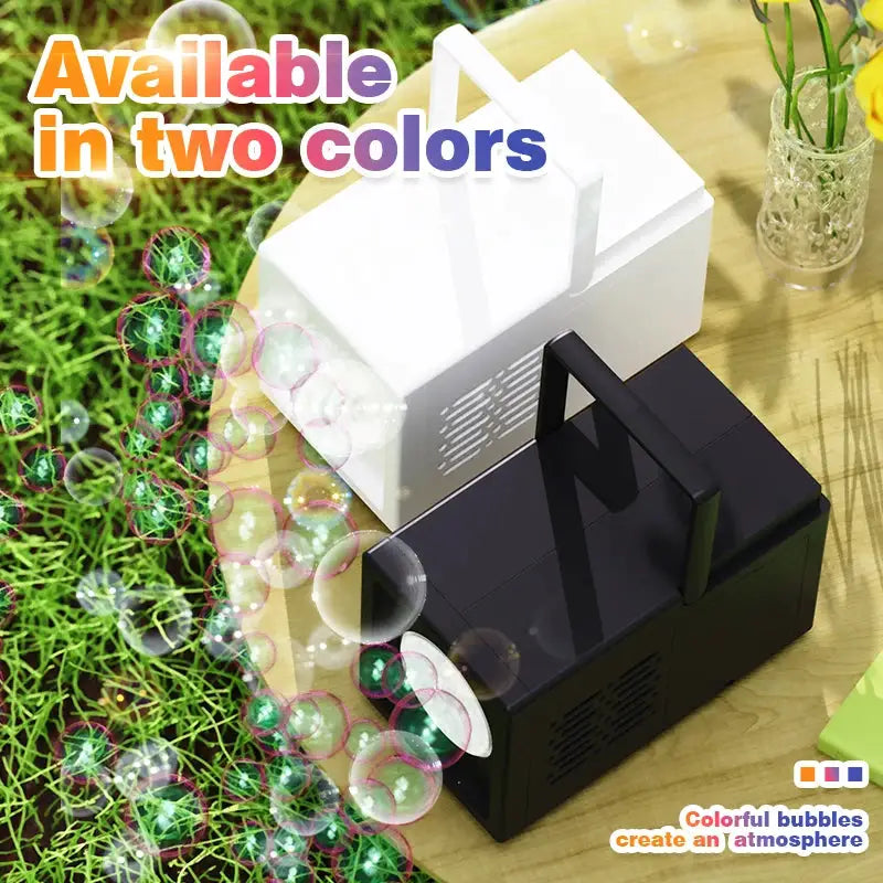 10 Hole Bubble Machine For Outdoor Play Handheld Bubble Blower Kindergarten No Battery Required
