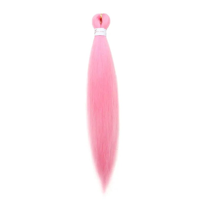 WIGSIN 20-inch pink synthetic pre-stretched Yaki EZ box braiding hair by Simples Market