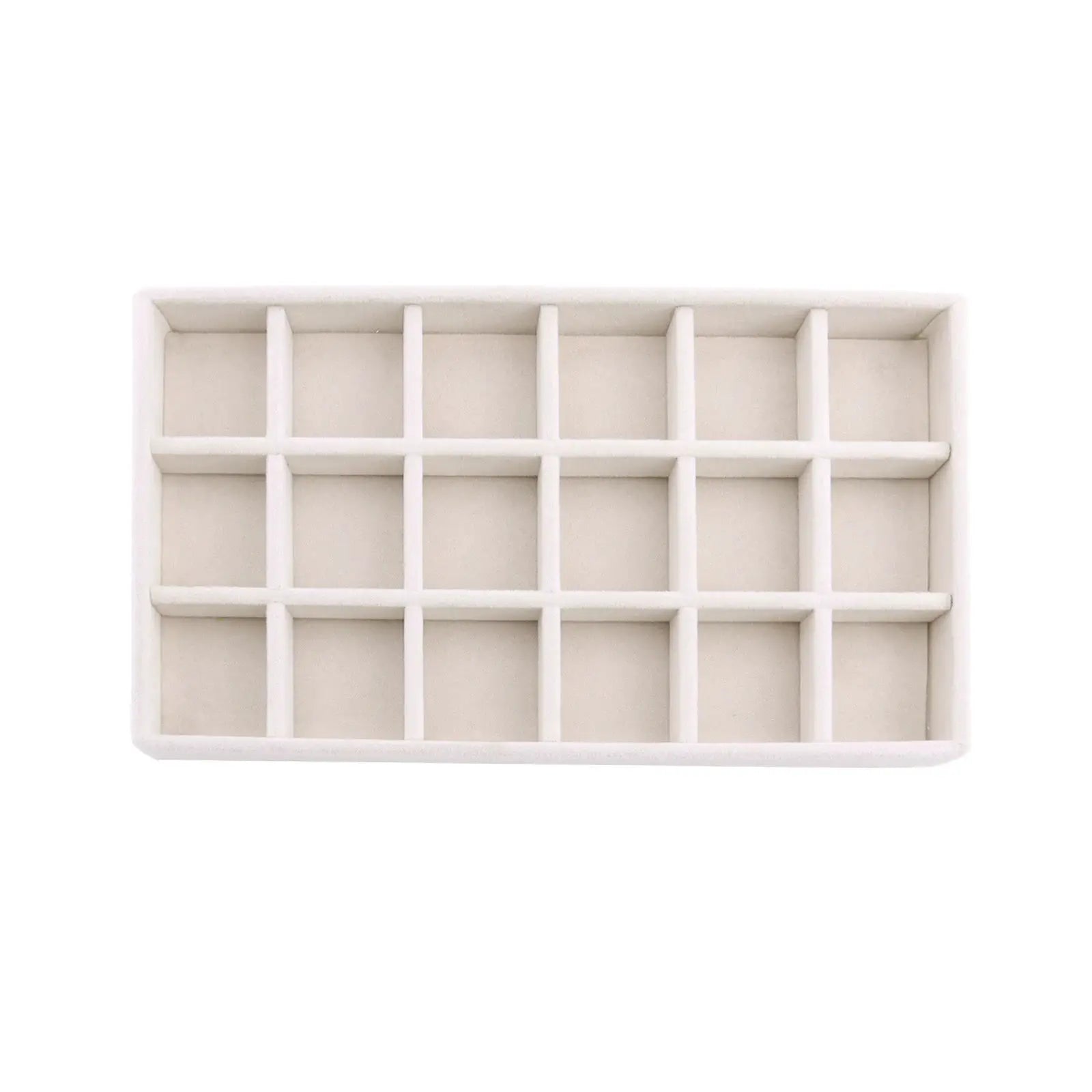Velvet Jewelry Box With Tray Organizer For Rings Earrings Necklace Bracelet Storage Case
