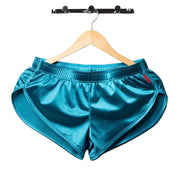 SilkEase Mens Smooth Silk Boxer Shorts Ultra Comfortable Sleepwear and Lounge Shorts