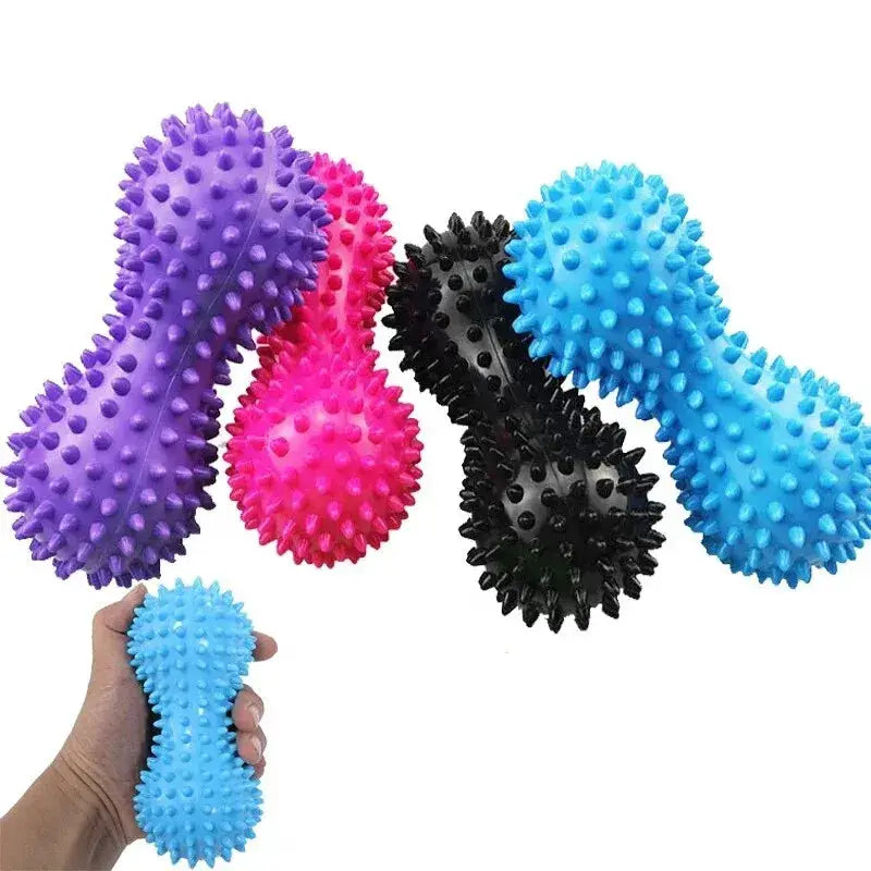 Peanut Massage Ball Spiky PVC Deep Tissue Ball For Muscle Pain Relief Stress Relief Foot Massage And Relaxation