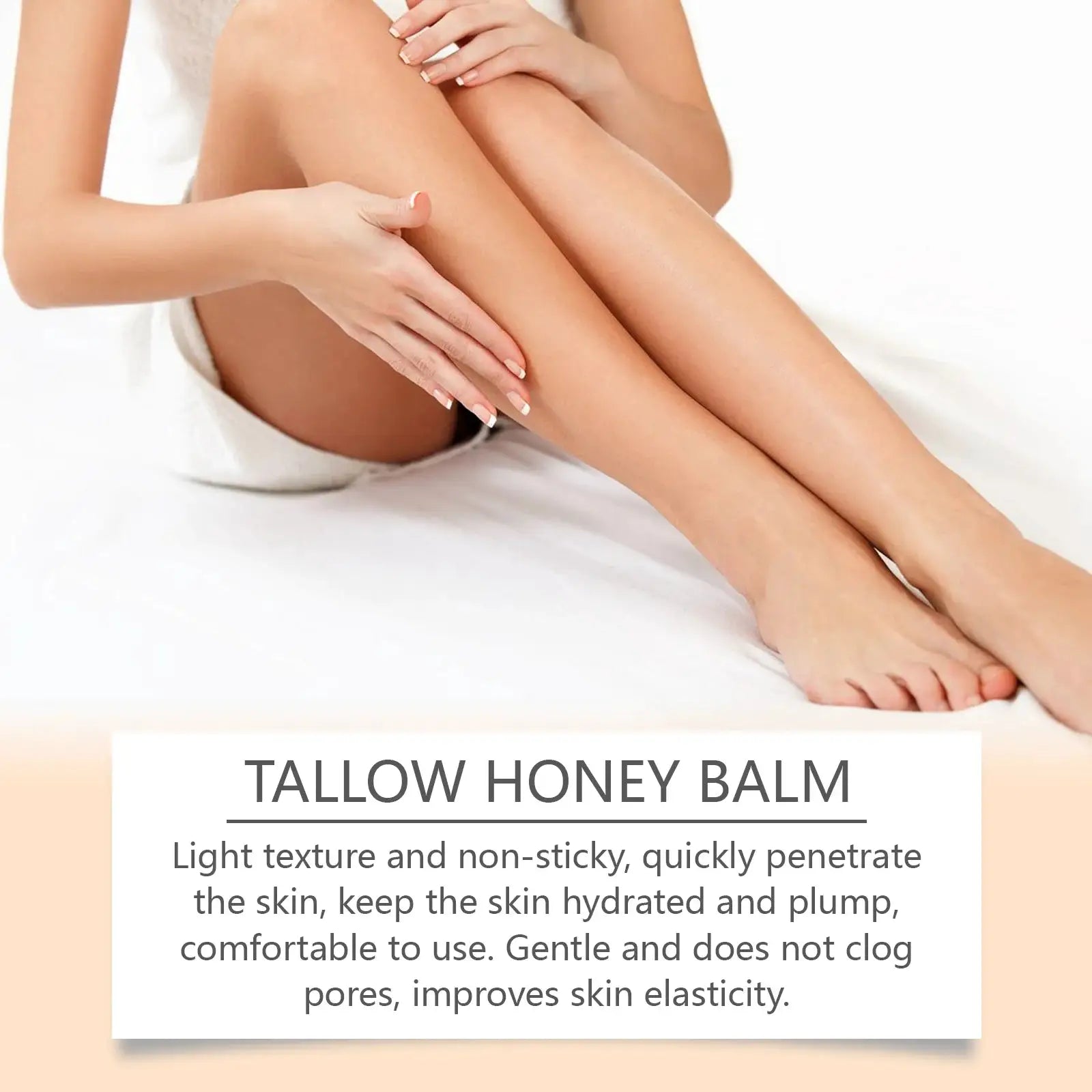 PureGlow Naturals Beef Tallow Honey Cream Glow Deep Hydration Elasticity Boost Brightening Firming For Face And Body