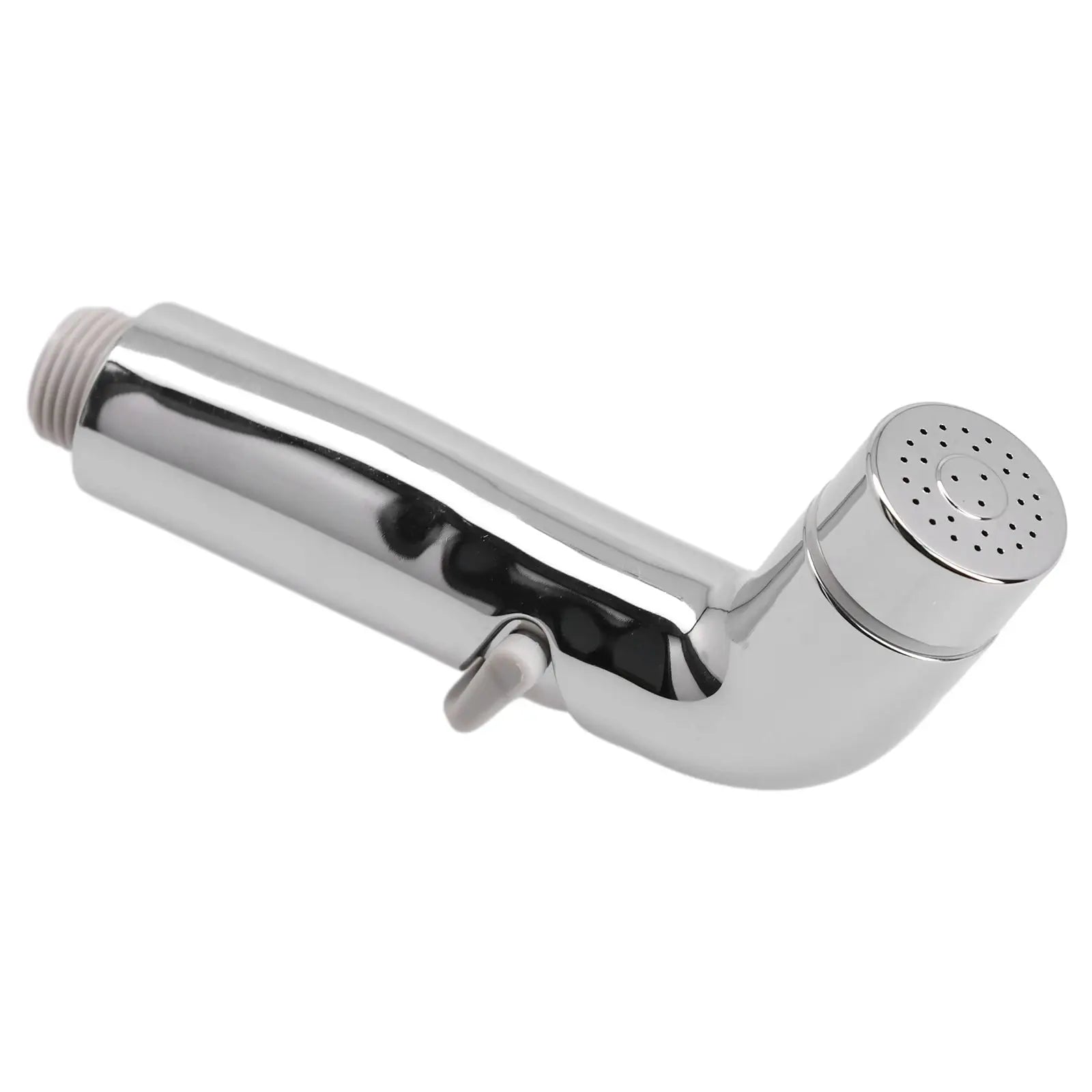 Chrome-plated toilet bidet sprayer with handheld shower head and adjustable flow