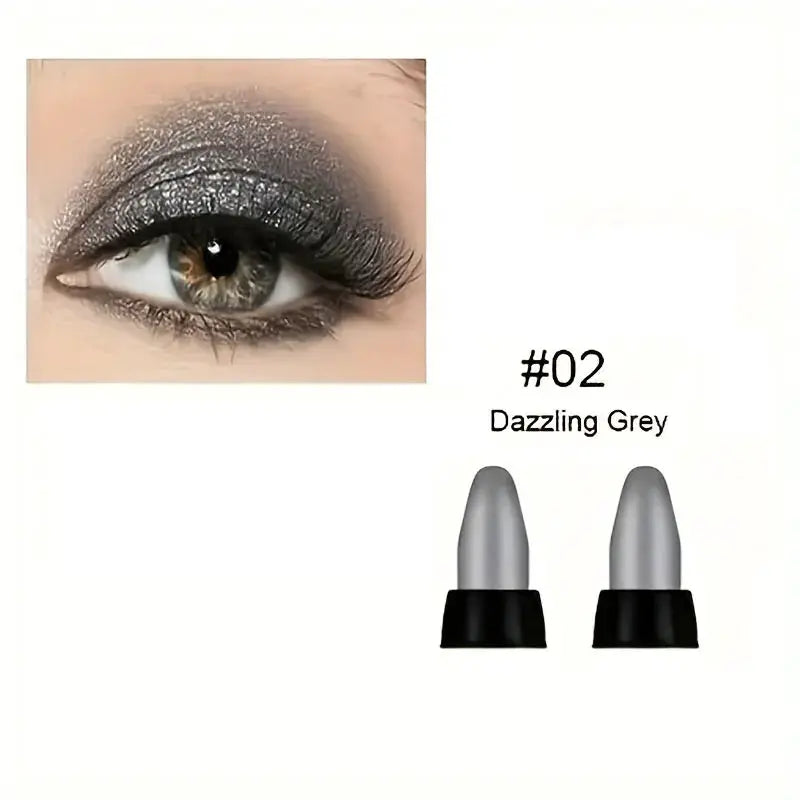 LustreLux 16 Colors Pearlescent Eyeliner Set Waterproof Long Lasting Glitter Eye Makeup