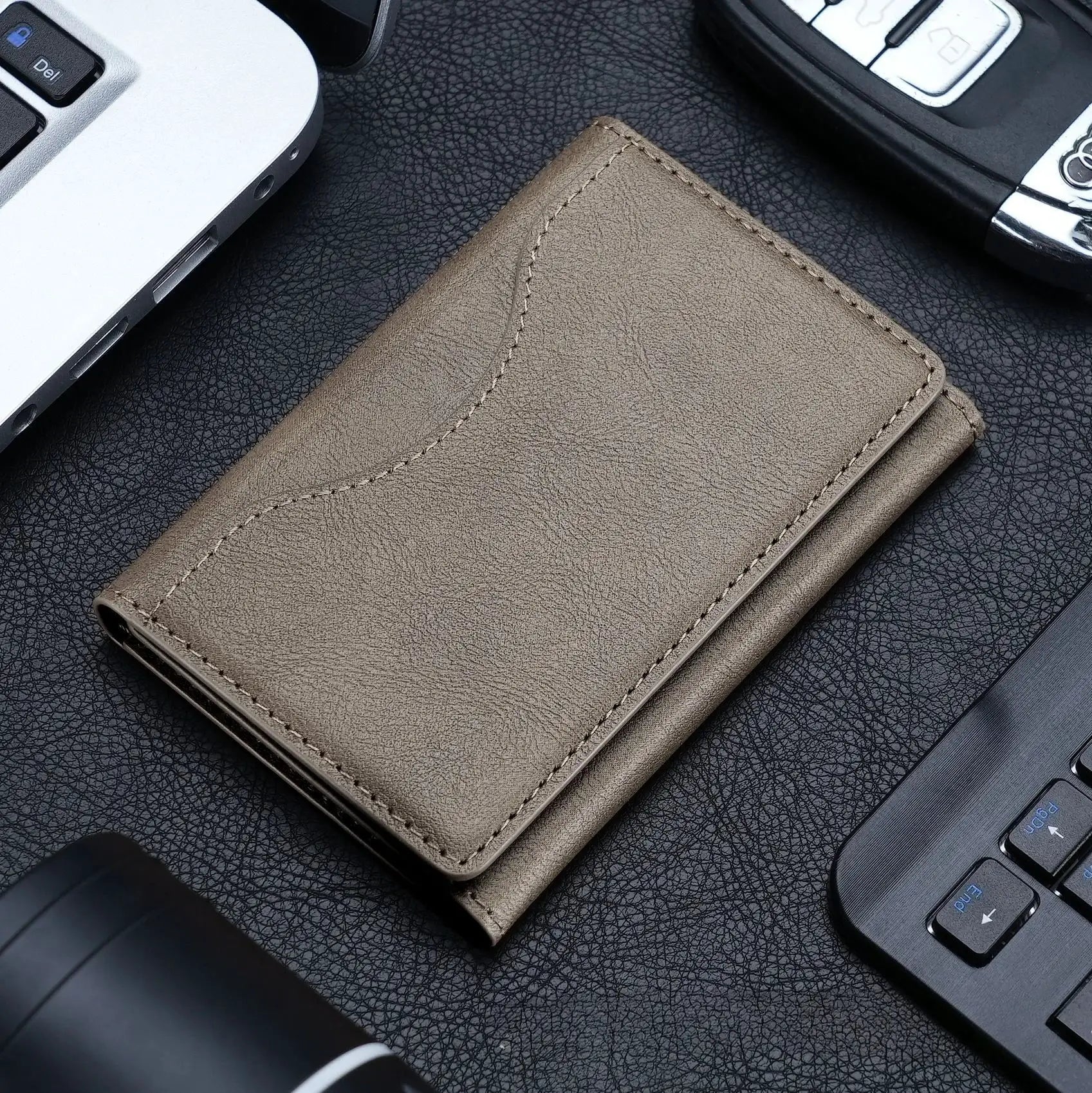 NovaGuard MagSafe Leather Wallet Case For iPhone 16 15 Pro Max 15 14 Pro Slim Card Holder With Magnetic Protection