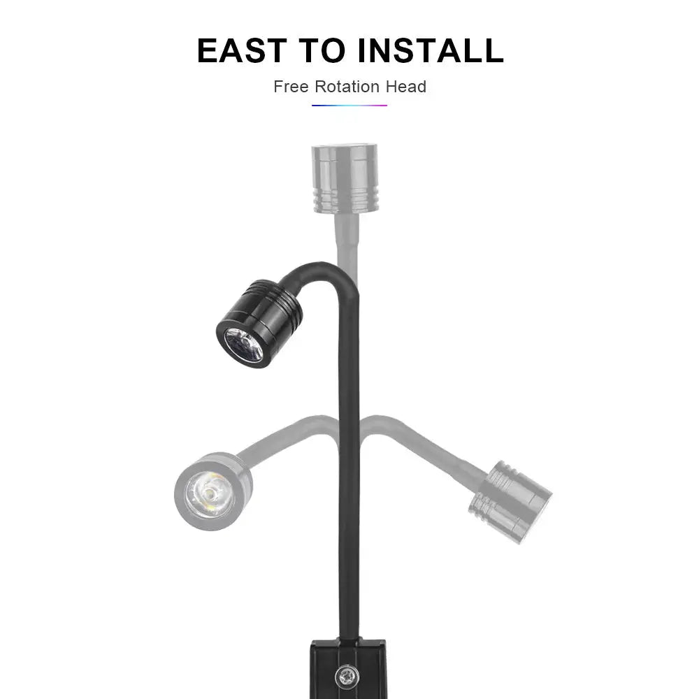 USB Powered Aquarium Light Clip On LED 3W Grow Light For Fish Tank Waterproof Aquatic Plant Lighting