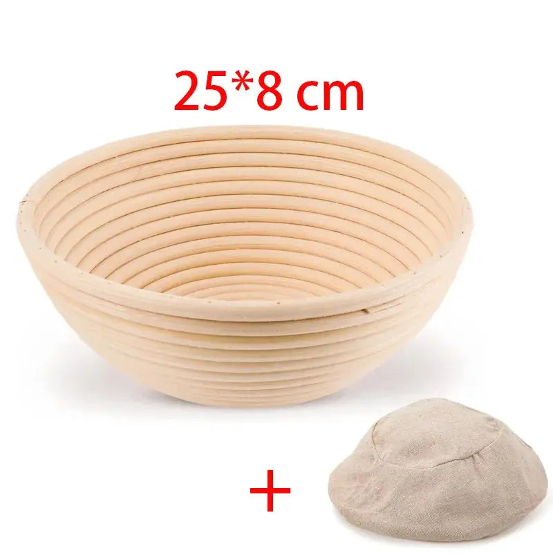 Oval Rattan Bread Proofing Basket Sourdough Banneton Fermentation Wicker Dough Proofing Bowl For Homemade Loaves
