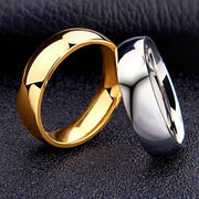 6mm Hypoallergenic Stainless Steel Ring For Women And Men High Polish Wedding Band Gift