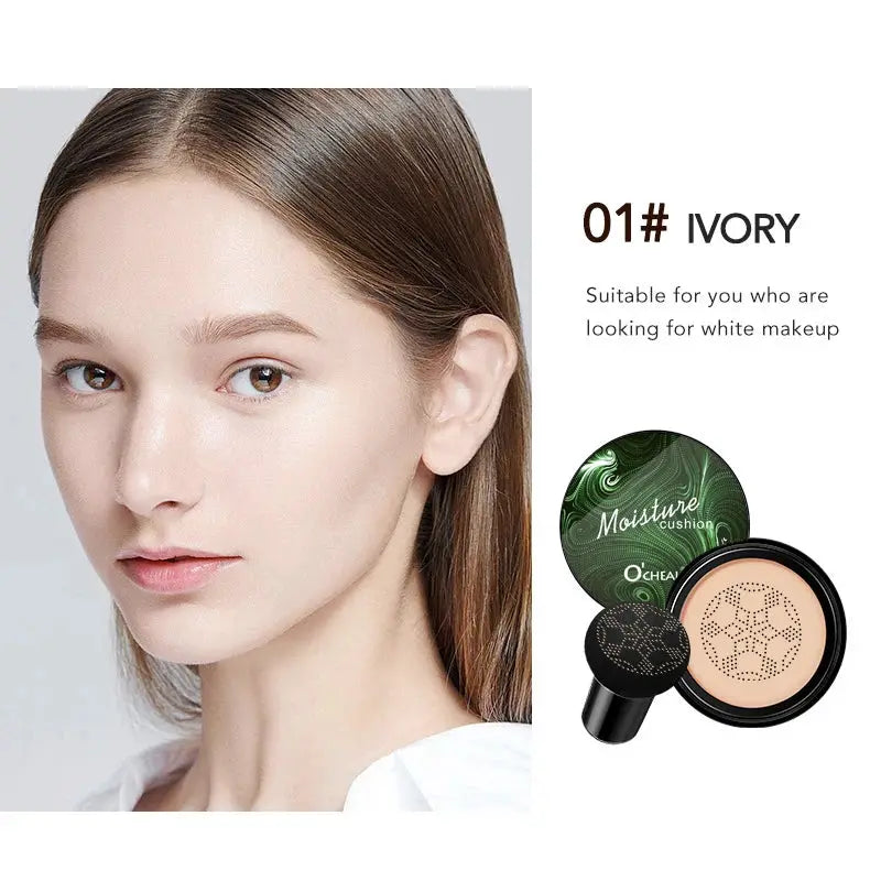 Ocheal BB Cream Air Cushion Compact Medium Coverage Oil Control And Sun Protection
