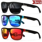 NovaSight Polarized Sports Sunglasses UV400 Protection Metal Square Frame Unisex Eyewear