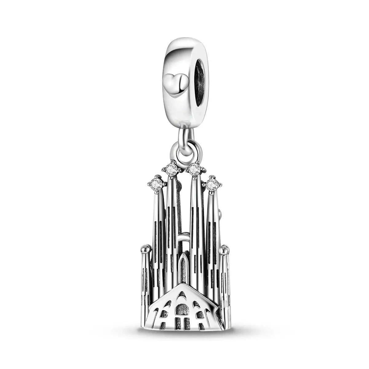Travel Charm 925 Silver Plane Pendant Eiffel Tower Bead Charm For Bracelet Women Fashion Jewelry
