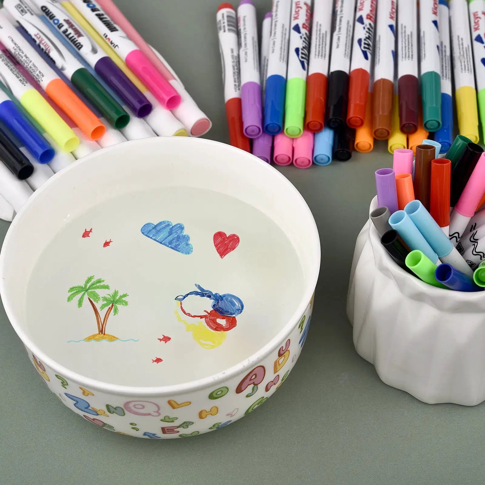 Magical Water Painting Pens set by Simples Market with floating-ink pens in assorted colors