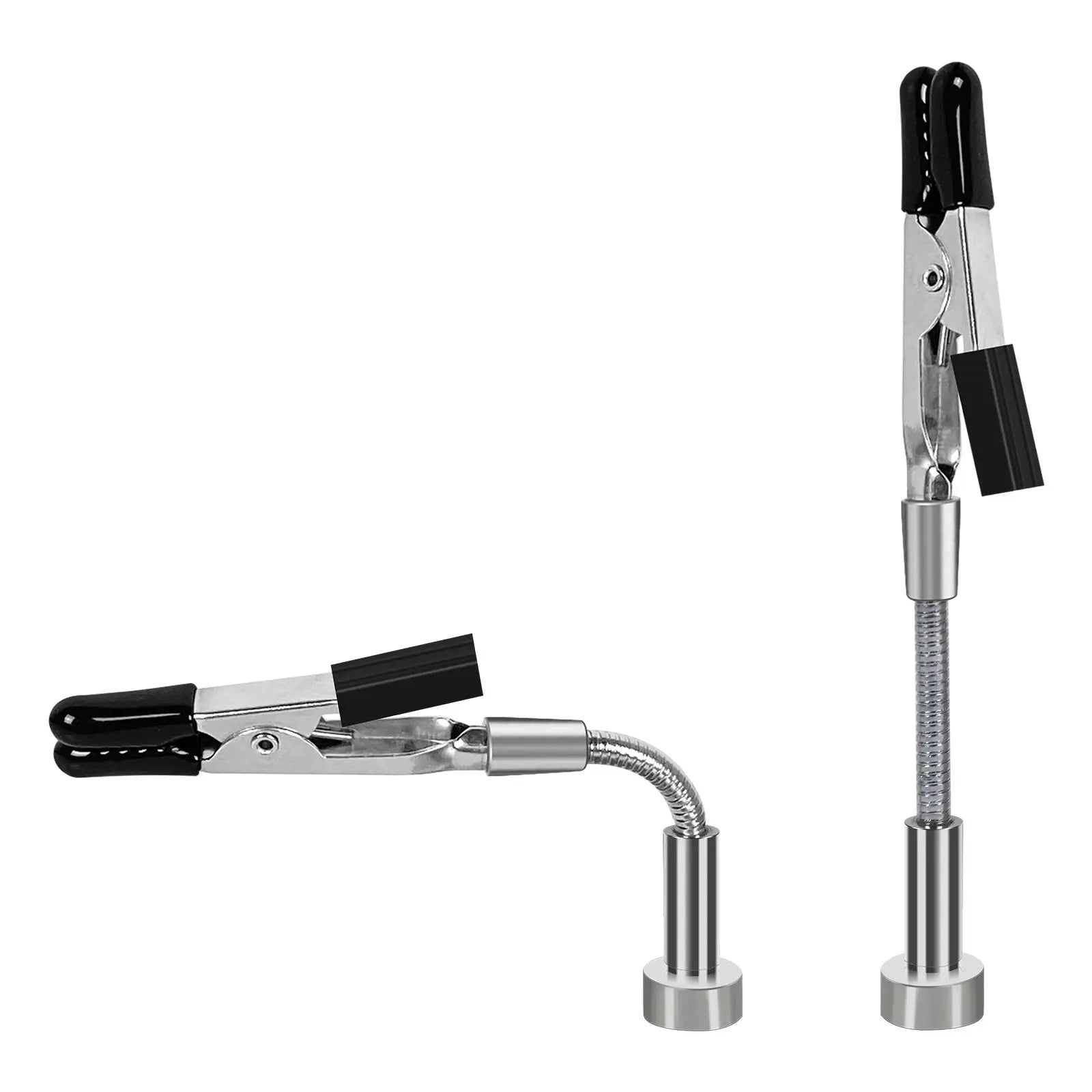 NEWACALOX Magnetic Mini Soldering Arm Holder for PCB Circuit Board with 360 Degree Chuck for Jewelry Making and Repair