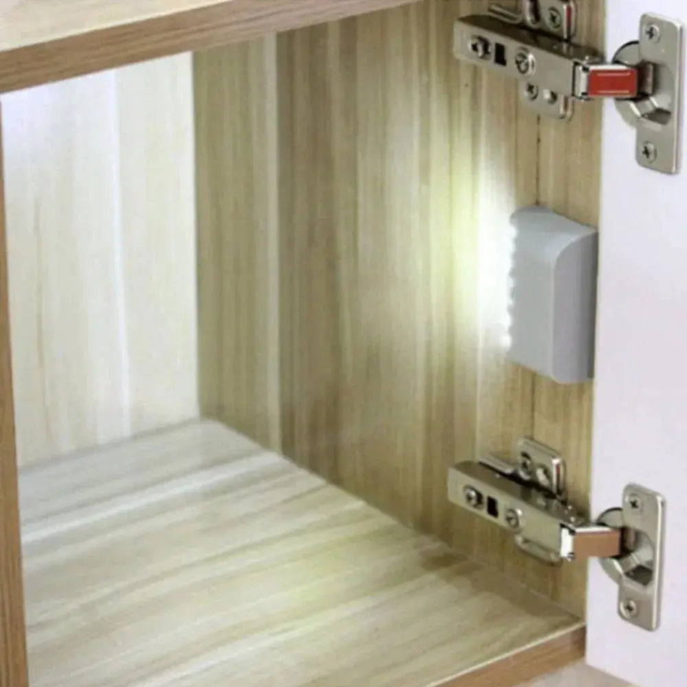 LED cabinet light by Simples Market, white, wireless motion sensor for cupboard interior