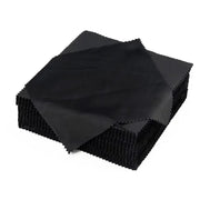 Twenty Pieces Black Microfiber Cleaning Cloth For Glasses And Cycling Sunglasses 13x13 Cm Eyewear Lens Care