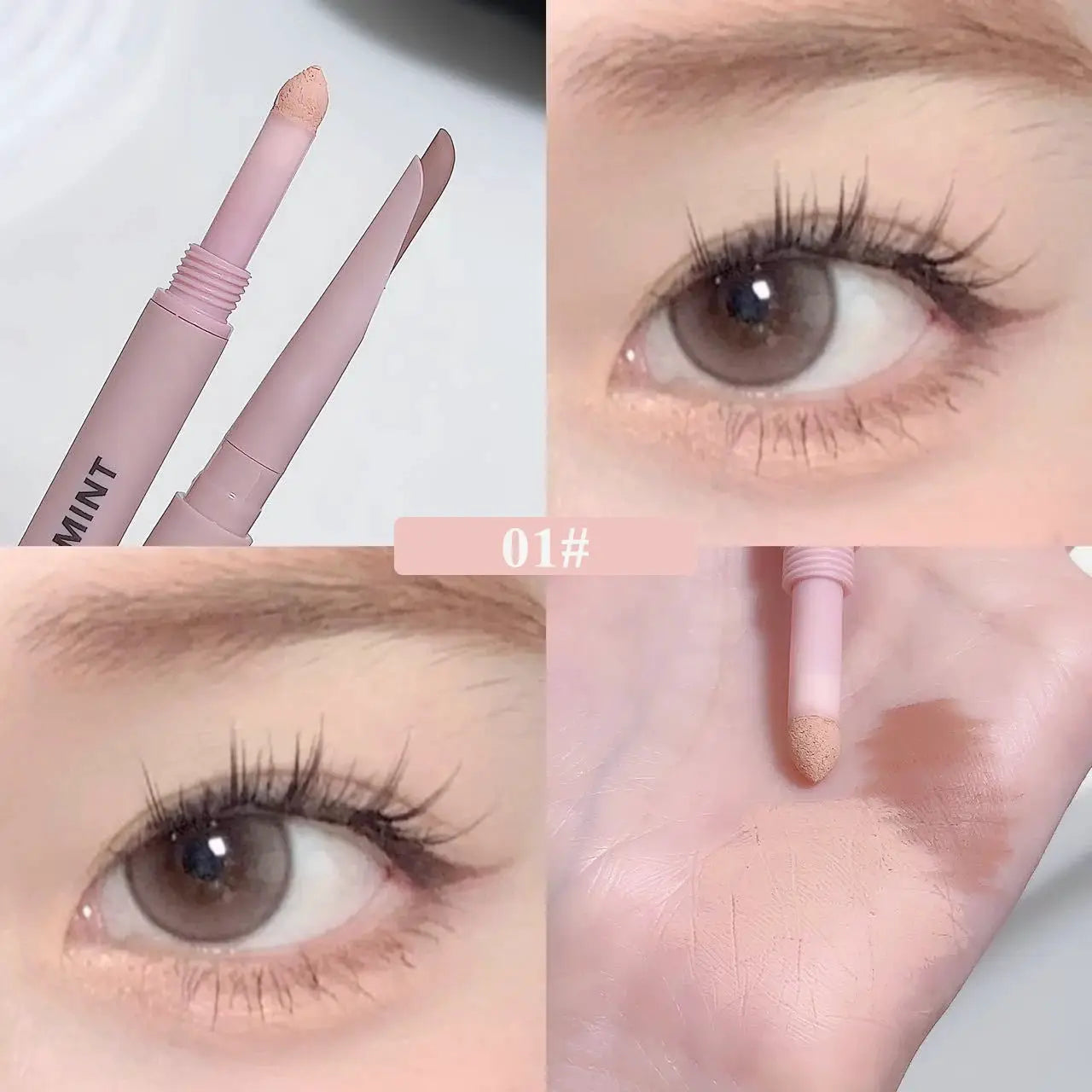 Sweetmint Meniscus Double Ended Eyeliner Shadow Two In One Eye Makeup Naturally Brightening Long Lasting
