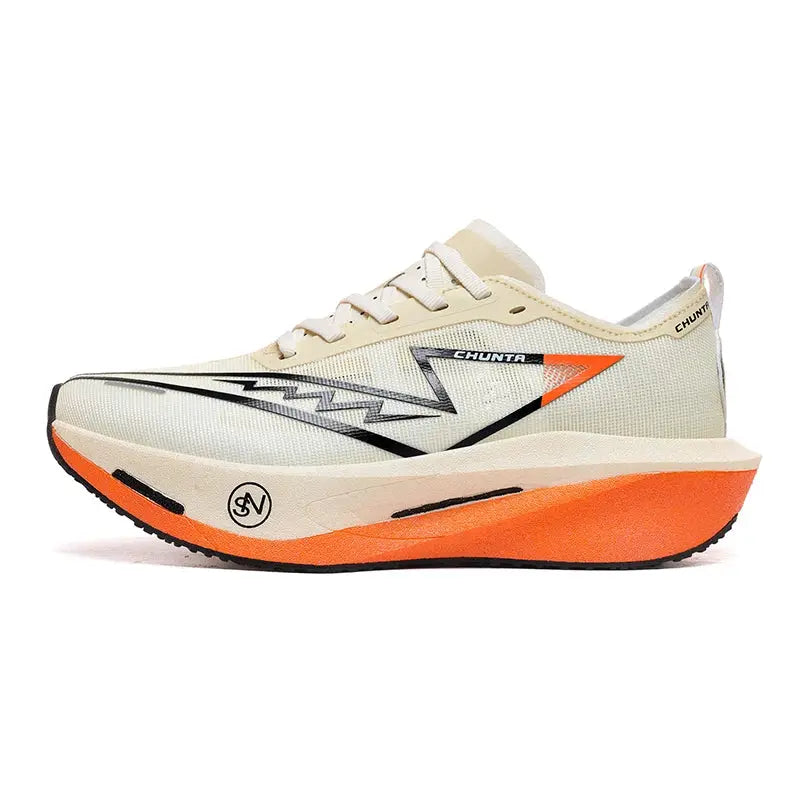 Carbon Board Running Shoes for Marathon Men and Women Breathable Lightweight Nonskid Chunta Sneakers