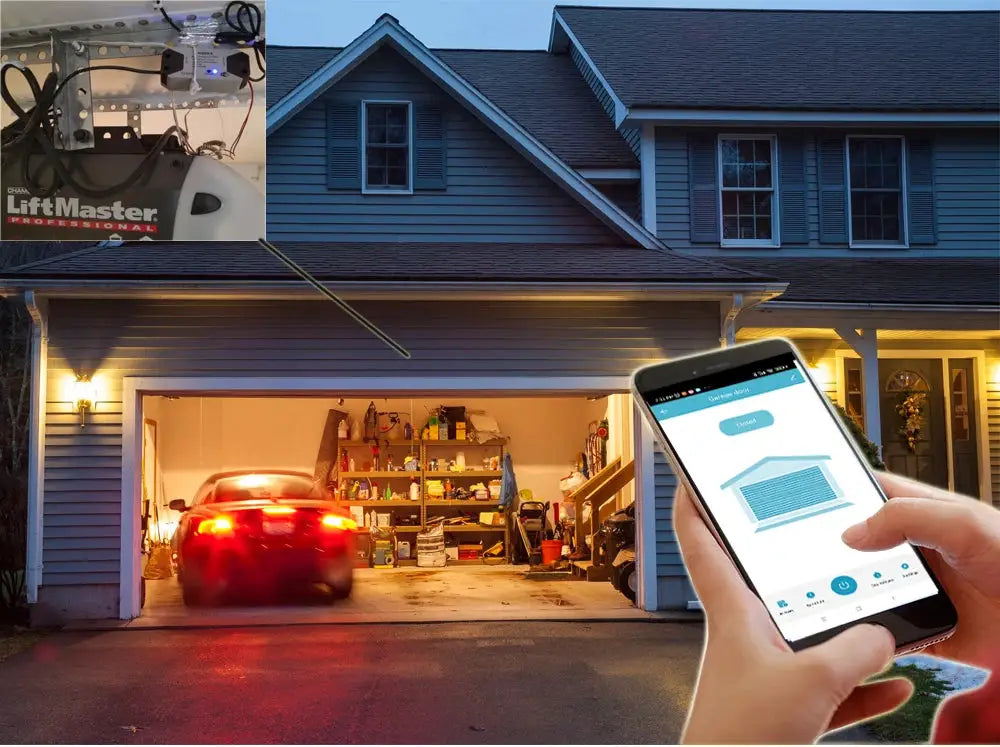Wofea WiFi Smart Garage Door Opener Controller (DC12/DC24V) by Simples Market; works with Alexa and Google Home