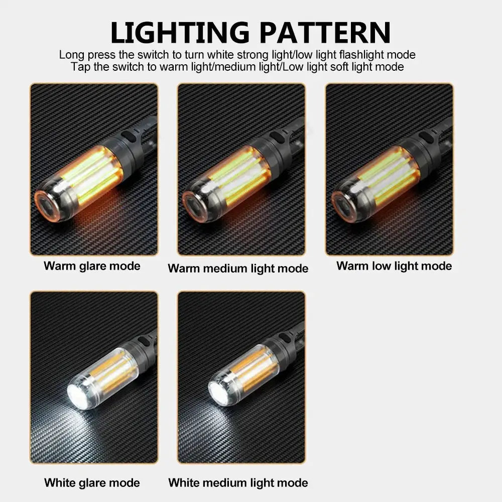 TrailBright LED Camping Lantern Rechargeable With 5 Modes Ultra Bright Portable Tent Light