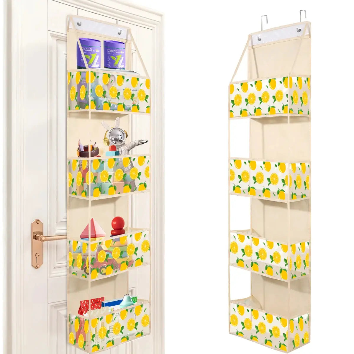 Over the Door Hanging Organizer 4 Or 6 Layer Storage for Cosmetics Nursery Bathroom Closet Bedroom Dorm
