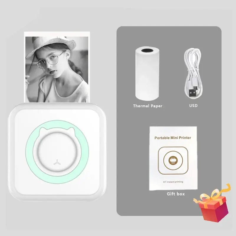 MINI Print 58mm Wireless Bluetooth Thermal Printer For Android IOS