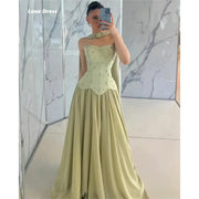 Lena Off Shoulder Prom Dress Satin A Line Ball Gown Custom Made