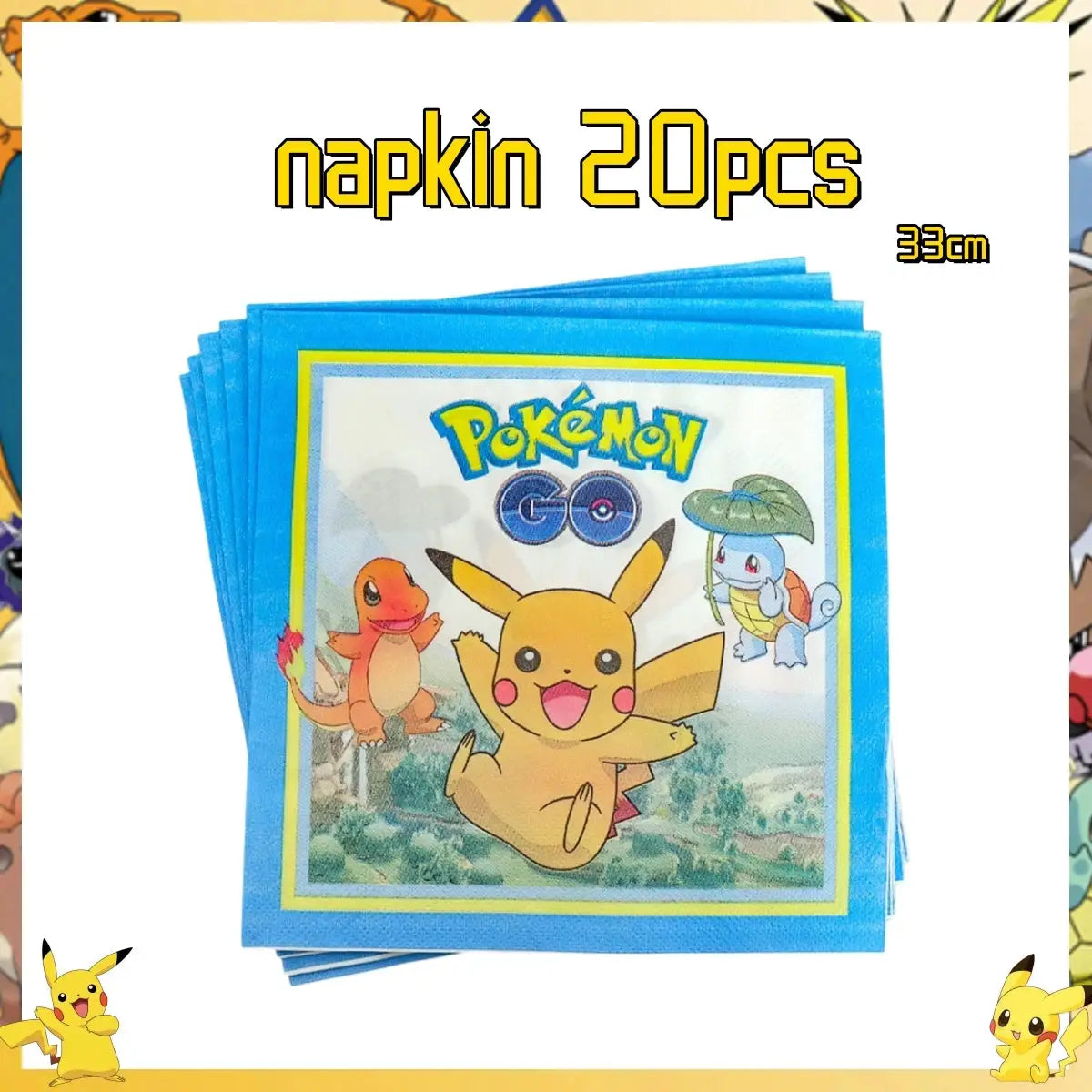 Pokemon Pikachu Birthday Party Decor Set Disposable Tableware Tablecloth Cups Plates Napkins Balloons Baby Shower Kids