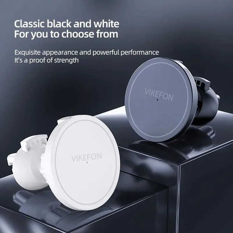 VIKEFON Magnetic Car Wireless Charger For iPhone 12 13 14 15 Pro Max