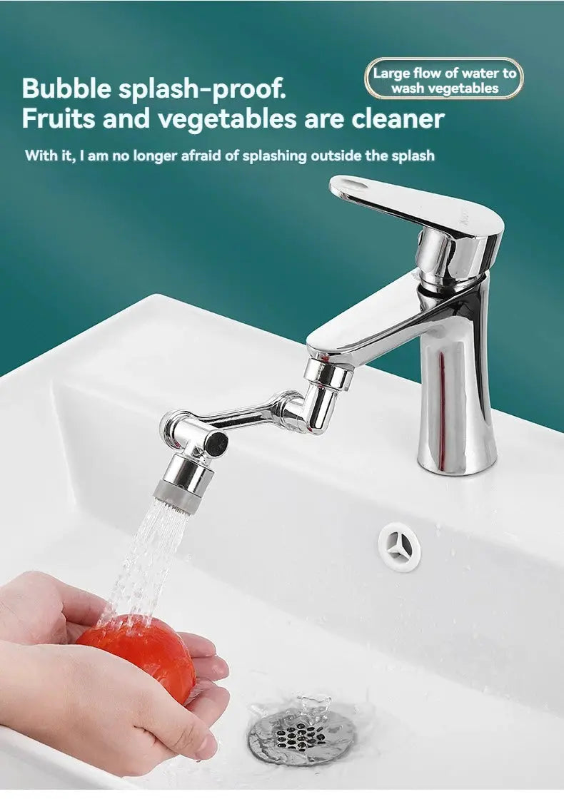 Simples Market universal rotation extender faucet aerator with chrome-plastic bubbler nozzle for kitchen taps