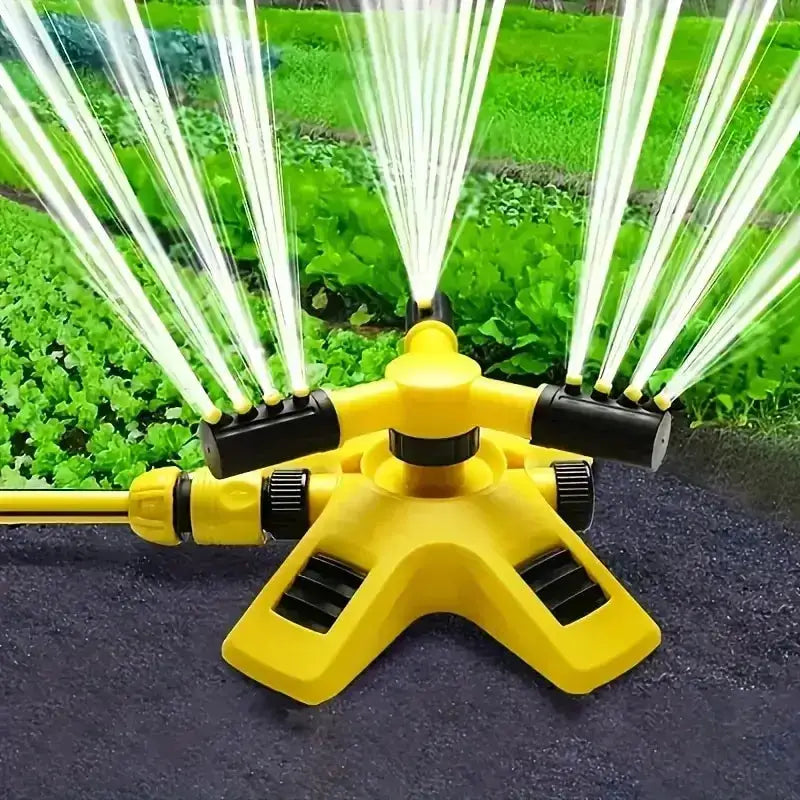 360 Degree Automatic Rotating Sprinkler Head for Nursery and Garden Irrigation Three Way Sprinkler Series