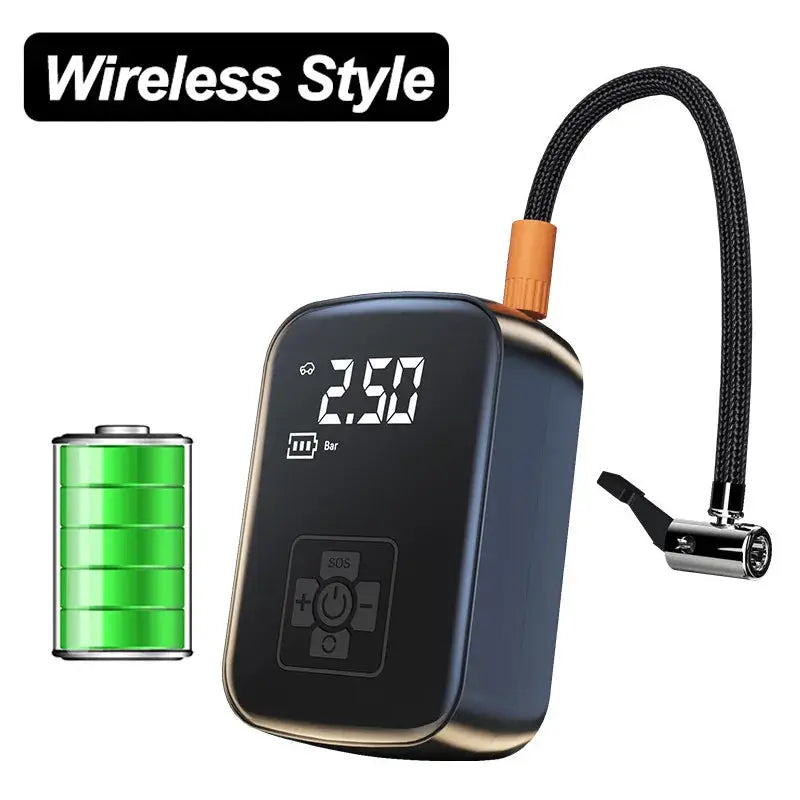 12V Wireless Tire Inflator Pump 150 PSI For Car Motorcycle Ball