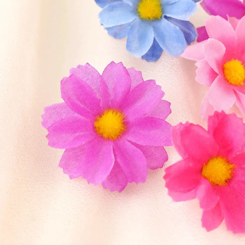 Silk Artificial Flowers 30 Or 50 Pcs Set For Home Decor Party Wedding Decoration Floral Design Craft Supplies