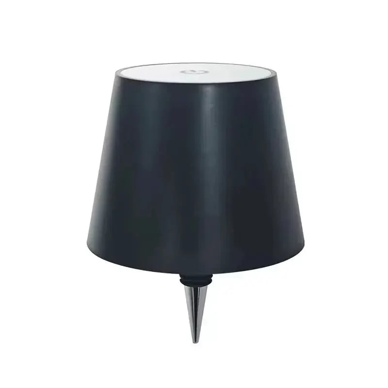 USB Charge Bottle Table Lamp With Touch Control Three Color Temperatures And Stepless Dimming For Wine Bottles And Desk