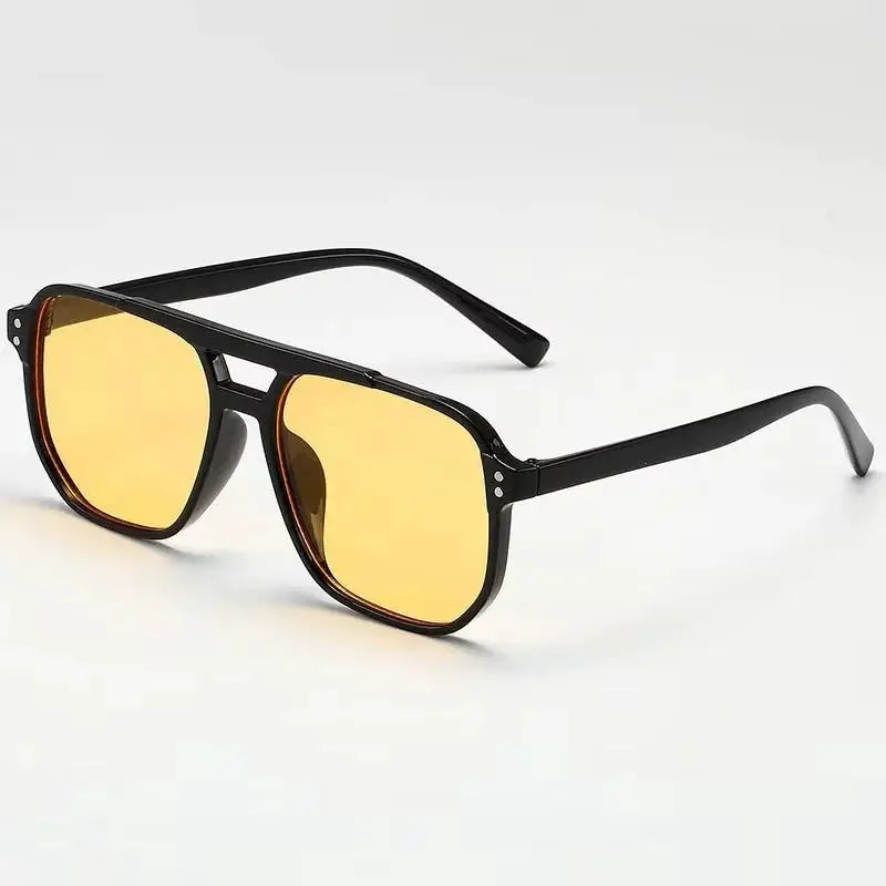 Designer Vintage Big Square Sunglasses Unisex UV400 Protection for Men and Women