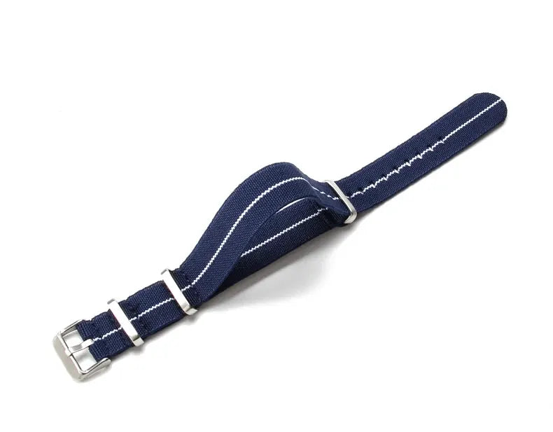 60's French Army Watch Strap for Nylon Watchband for Rolex Seiko Tudor Rolex Black Green Water Ghost Omega Woven Watch Band