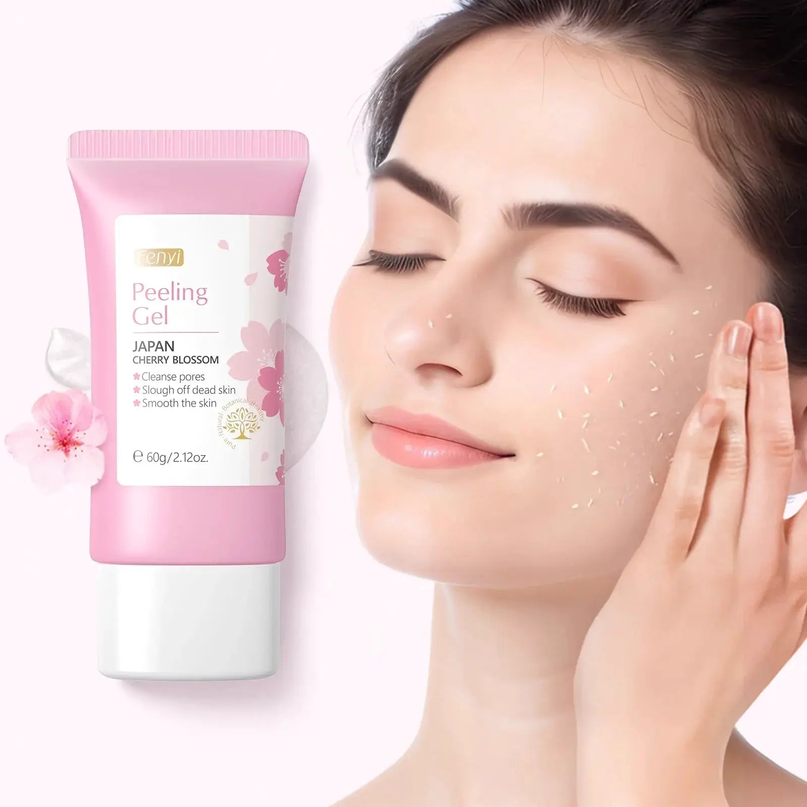 Fenyi Sakura Face Exfoliating Gel Deep Cleansing Brightening Hydration For Radiant Skin